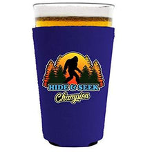 Load image into Gallery viewer, Bigfoot Hide & Seek Champion Pint Glass Coolie
