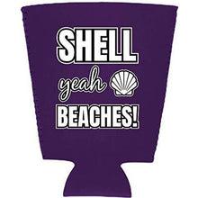 Load image into Gallery viewer, Shell Yeah Beaches Pint Glass Coolie