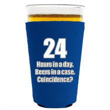 Load image into Gallery viewer, 24 Hours Pint Glass Coolie