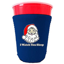 Load image into Gallery viewer, I Watch You Sleep, Santa Party Cup Coolie