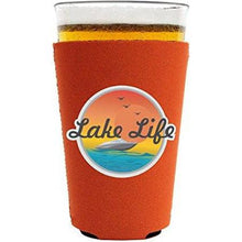 Load image into Gallery viewer, Lake Life Pint Glass Coolie