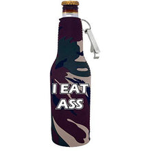 Load image into Gallery viewer, I Eat Ass Beer Bottle Coolie With Opener
