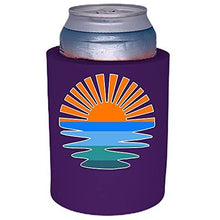 Load image into Gallery viewer, Retro Sunset Thick Foam Can Coolie