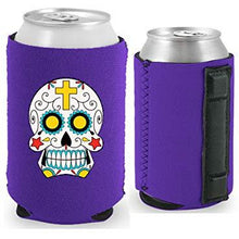 Load image into Gallery viewer, Sugar Skull Magnetic Can Coolie