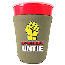 Load image into Gallery viewer, Dyslexics Untie Party Cup Coolie