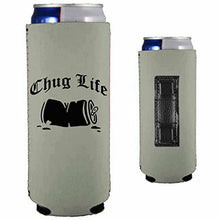 Load image into Gallery viewer, 12 oz magnetic can koozie with chug life design