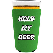 Load image into Gallery viewer, Hold My Beer Pint Glass Coolie