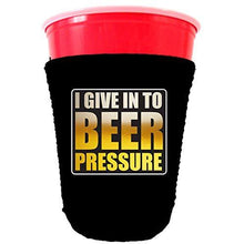 Load image into Gallery viewer, Beer Pressure Party Cup Coolie