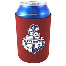 Load image into Gallery viewer, Captain Awesome Anchor Can Coolie