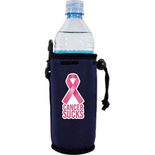 Load image into Gallery viewer, Cancer Sucks Water Bottle Coolie