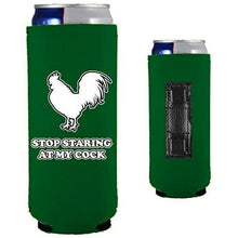 Load image into Gallery viewer, Stop Staring At My Cock Magnetic Slim Can Coolie