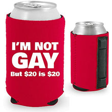 Load image into Gallery viewer, I'm Not Gay Magnetic Can Coolie