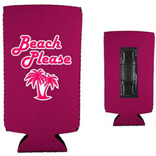 Load image into Gallery viewer, Beach Please Magnetic Slim Can Coolie