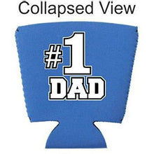 Load image into Gallery viewer, #1 Dad Collapsible Party Cup Coolie
