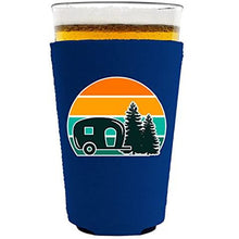 Load image into Gallery viewer, Retro Camper Pint Glass Coolie