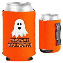 Load image into Gallery viewer, Show Me Your Boos! Halloween Magnetic Can Coolie