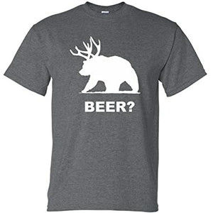 Coolie Junction Beer Bear Funny T Shirt