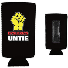 Load image into Gallery viewer, Dyslexics Untie Magnetic Slim Can Coolie