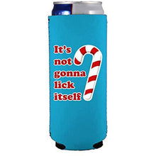 Load image into Gallery viewer, It's Not Gonna Lick Itself 12 oz Slim Can Coolie