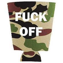 Load image into Gallery viewer, Fuck Off Pint Glass Coolie