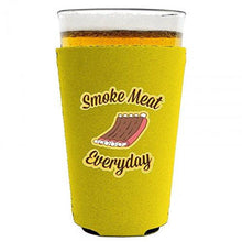 Load image into Gallery viewer, Smoke Meat Everyday Pint Glass Coolie