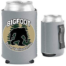 Load image into Gallery viewer, Bigfoot Doesn't Believe In You Magnetic Can Coolie