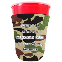 Load image into Gallery viewer, Blacked Out Party Cup Coolie