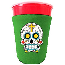 Load image into Gallery viewer, Sugar Skull Party Cup Coolie
