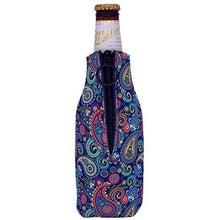 Load image into Gallery viewer, Paisley Pattern Beer Bottle Coolie