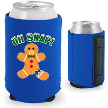 Load image into Gallery viewer, Oh Snap! Gingerbread Man Magnetic Can Coolie
