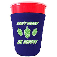 Load image into Gallery viewer, Don't Worry Be Hoppy! Party Cup Coolie