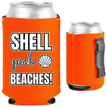 Load image into Gallery viewer, Shell Yeah Beaches Magnetic Can Coolie