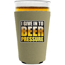 Load image into Gallery viewer, Beer Pressure Pint Glass Coolie