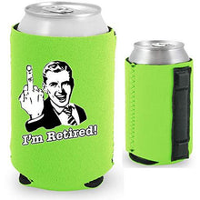 Load image into Gallery viewer, I'm Retired Magnetic Can Coolie