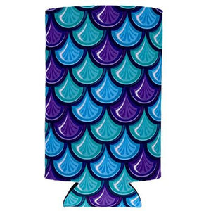 Fish Scale Pattern 16 oz. Can Coolie