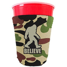 Load image into Gallery viewer, Bigfoot Believe Funny Party Cup Coolie