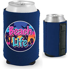 Load image into Gallery viewer, Beach Life Magnetic Can Coolie