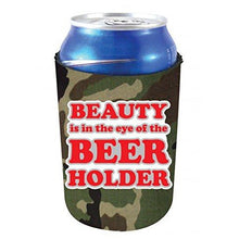 Load image into Gallery viewer, Beauty in the Eye of the Beer Holder Can Coolie