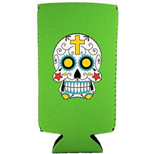 Load image into Gallery viewer, Sugar Skull Slim Can Coolie