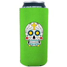 Load image into Gallery viewer, Sugar Skull 16 oz Can Coolie