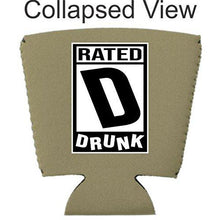 Load image into Gallery viewer, Rated D for Drunk Party Cup Coolie