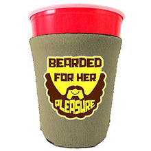 Load image into Gallery viewer, Bearded For Her Pleasure Party Cup Coolie
