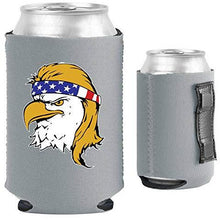 Load image into Gallery viewer, Bald Eagle Mullet Magnetic Can Coolie