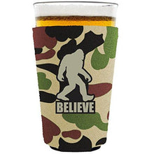 Load image into Gallery viewer, Bigfoot Believe Pint Glass Coolie