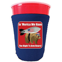 Load image into Gallery viewer, Right to Arm Bears Funny Party Cup Coolie
