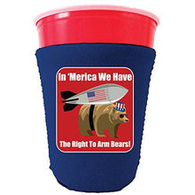 Load image into Gallery viewer, Right to Arm Bears Funny Party Cup Coolie