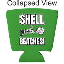 Load image into Gallery viewer, Shell Yeah Beaches Party Cup Coolie
