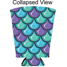 Load image into Gallery viewer, Fish Scale Pattern Pint Glass Coolie