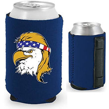 Load image into Gallery viewer, Bald Eagle Mullet Magnetic Can Coolie