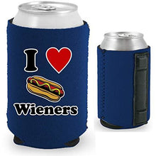 Load image into Gallery viewer, I Love Wieners Magnetic Can Coolie